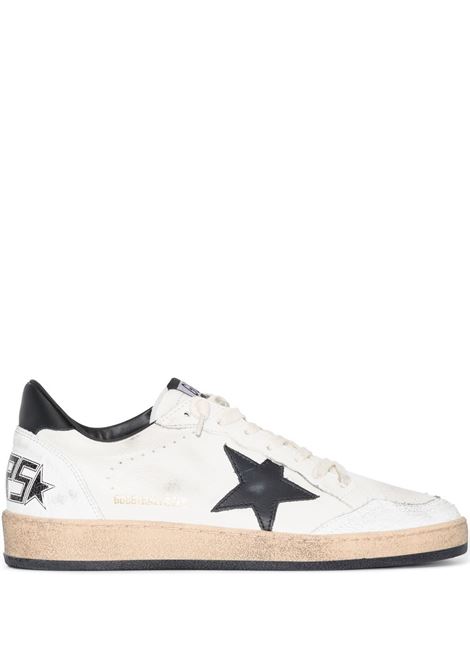 White and black Ball Star sneakers Golden goose - women